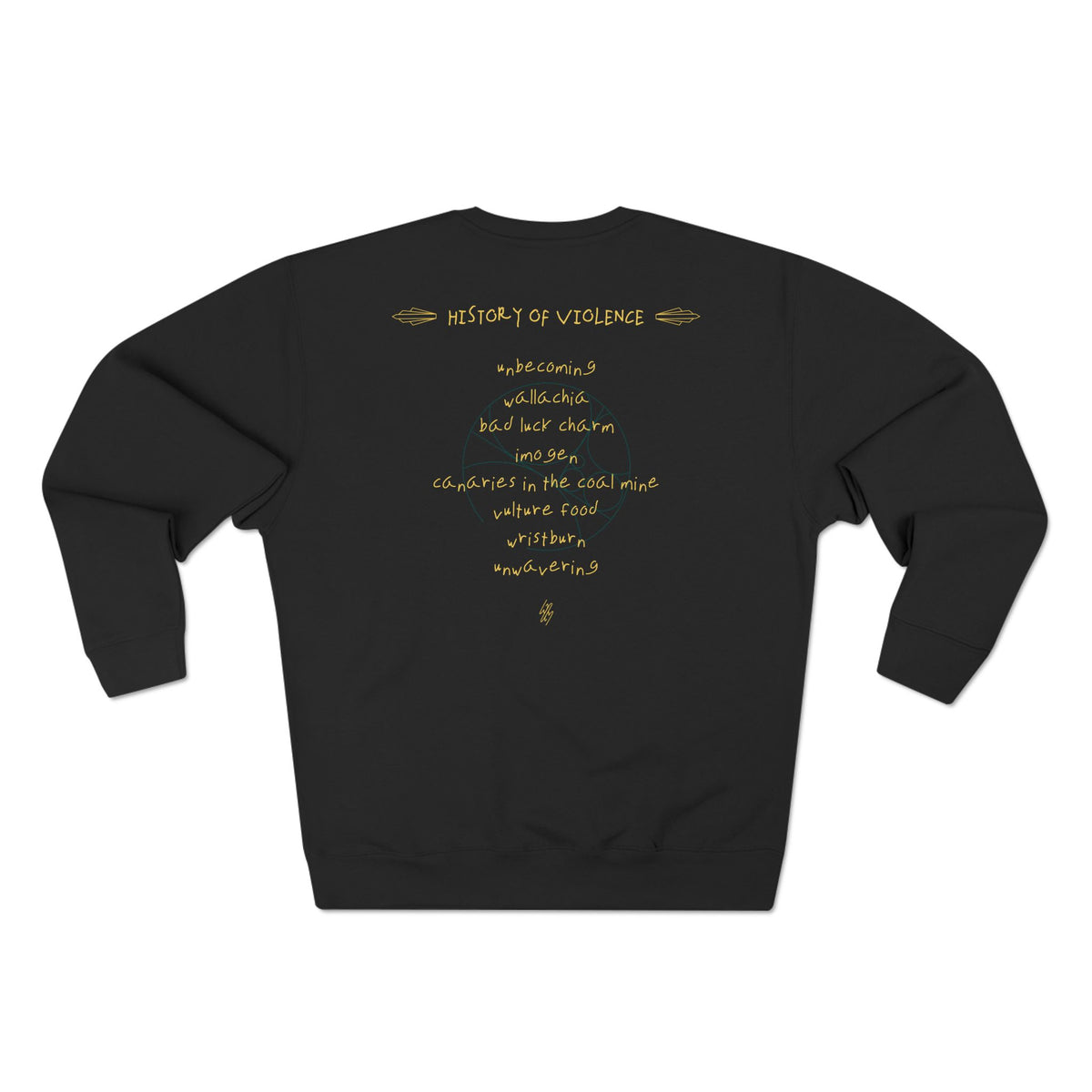 History Of Violence Grecian Graphic Crewneck Sweatshirt