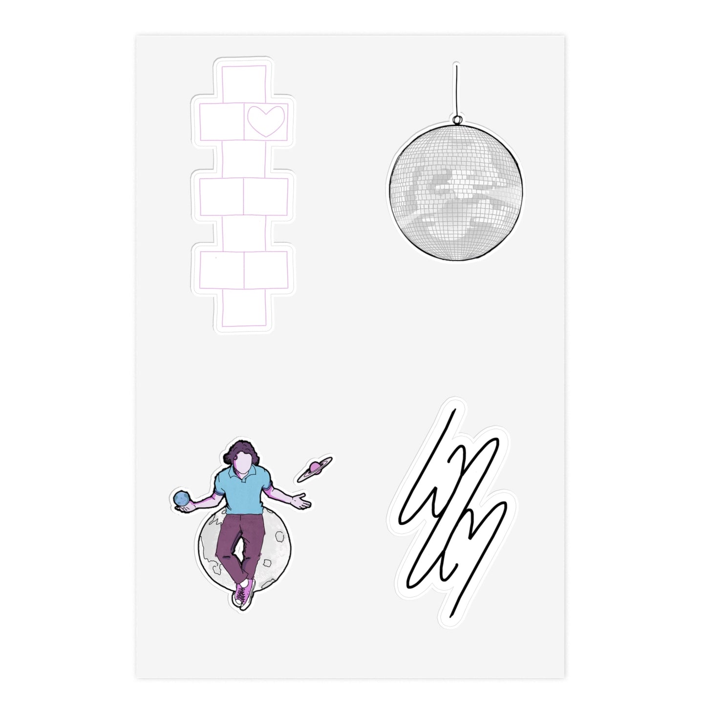 The Great Wherever Sticker Set