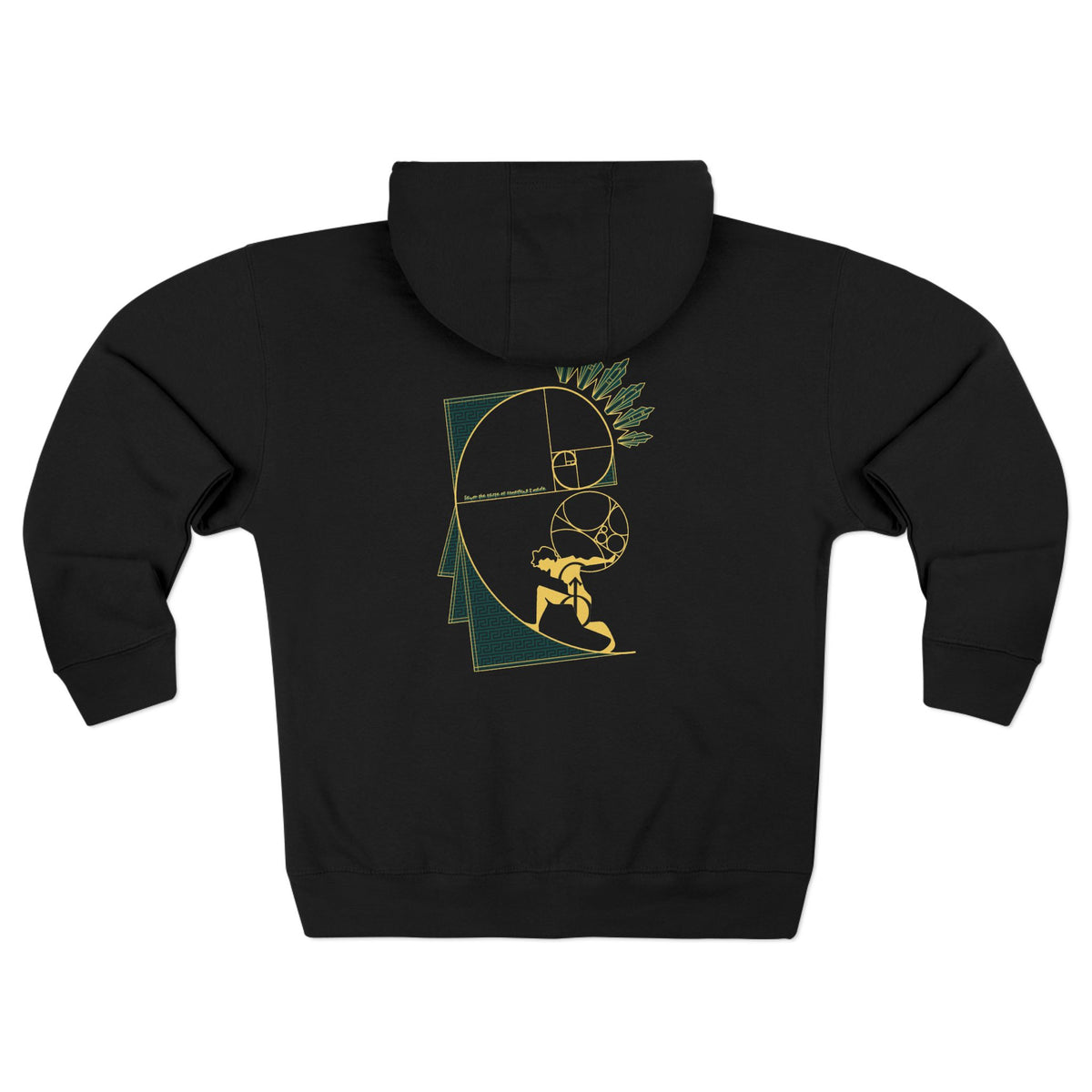 History Of Violence Grecian Graphic Zipper Hoodie