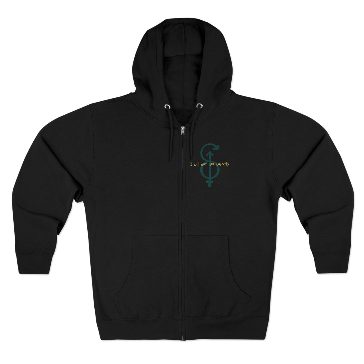 History Of Violence Grecian Graphic Zipper Hoodie